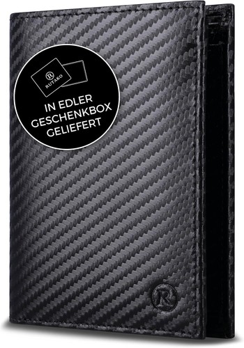 Leder geldbörse herren mit - geldbörse,
