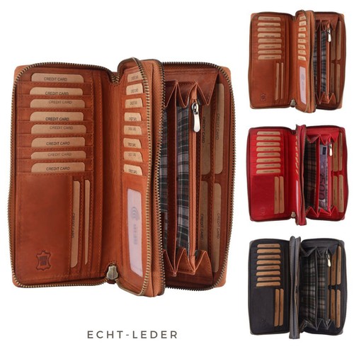 Damen geldbörse echt - echt, leder