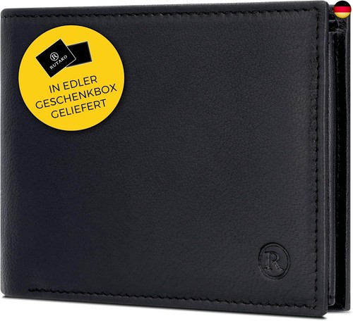 Leder geldbörse herren mit - geldbörse,